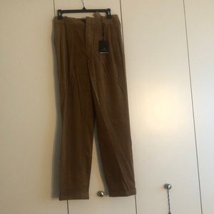 Massimo Dutti Brown Corduroy Trousers
